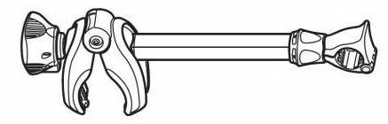 Ручка фіксації 2-го велосипеда чорна 54223 (VeloSpace 938) (TH 54223)