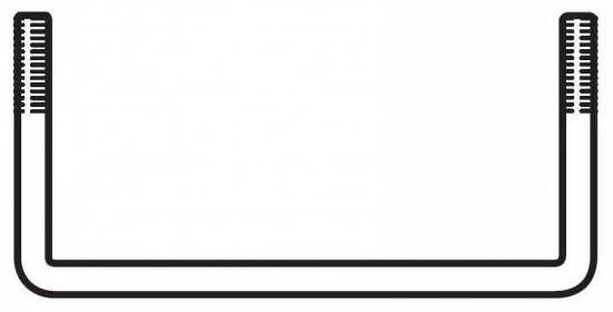 Скоба П-подібна (50x90 мм) 52554 (Canyon XT) (TH 52554)