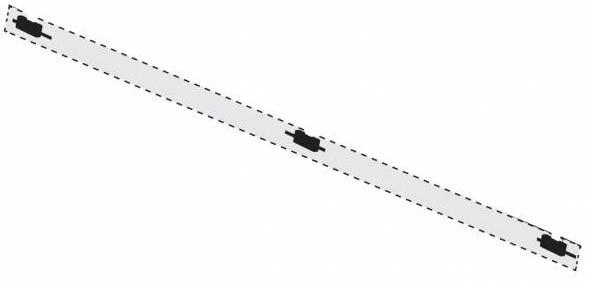 Центральний замок (1720 мм) 54132 (Force XT Alpine) (TH 54132)