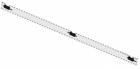 Центральний замок (1640 мм) 54133 (Force XT XL) (TH 54133)