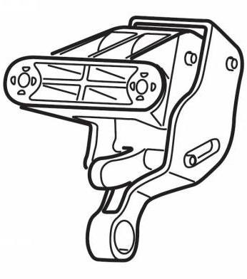 Крюк під центральний замок 54191 (Vector) (TH 54191)