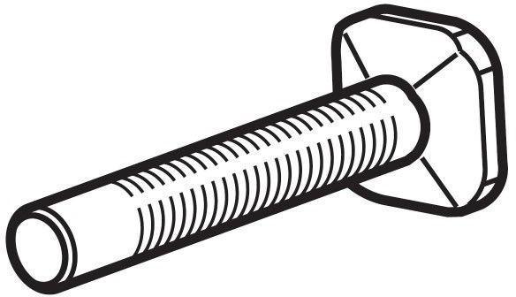 Т-болт M8 (43 мм) 50238 (Raingutter Foot 9531) (TH 50238)