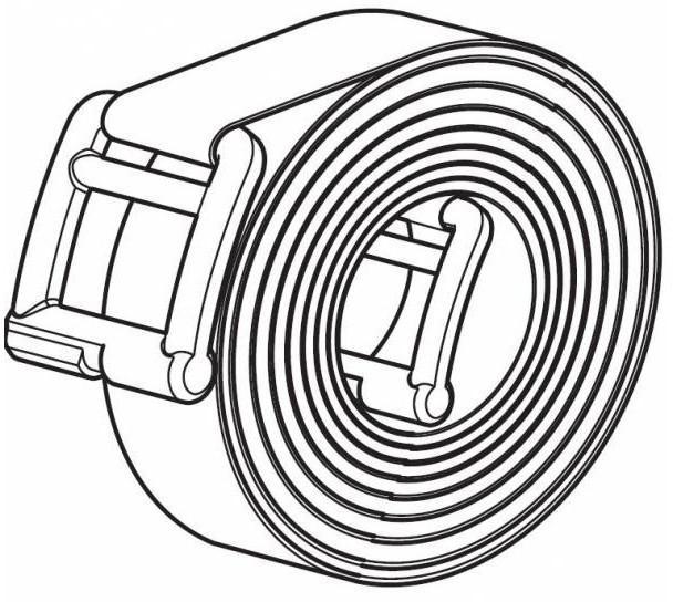 Ремінь з пряжкою 50651 (Wave Surf) (TH 50651)