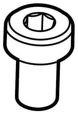 Гвинт короткий в перехідник (2 шт) 52791 (Yepp Maxi FM) (TH 52791)