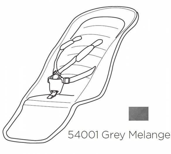 Тканинна оббивка сидіння (Grey Melange) 54001 (Sleek Sibling Seat) (TH 54001)