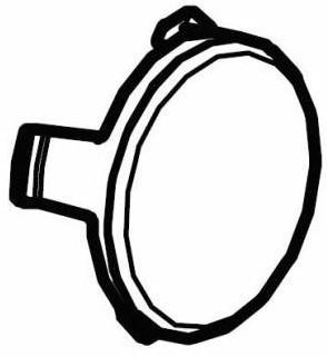 Кнопка регулювання підніжки 54019 (Sleek Sibling Seat) (TH 54019)