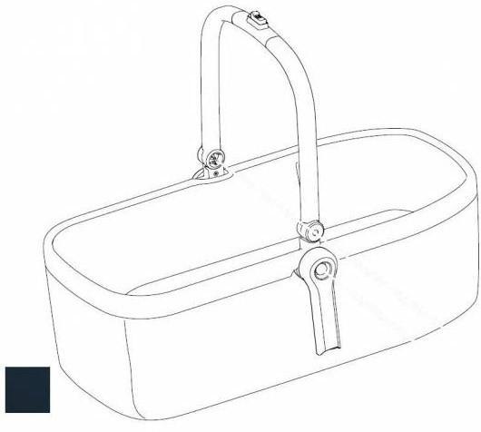 Рама люльки з тканиною (Navy Blue) 54024 (Sleek Bassinet) (TH 54024)