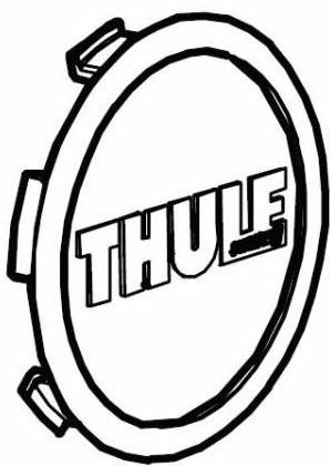 Кришка з логотипом Thule 54055 (Sleek) (TH 54055)