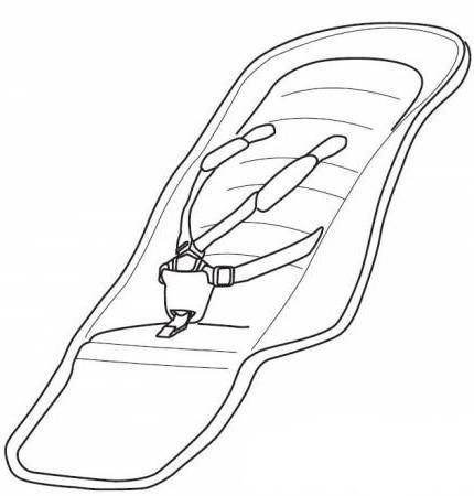 Тканинна частина сидіння (Energy Red) 54062 (Sleek) (TH 54062)