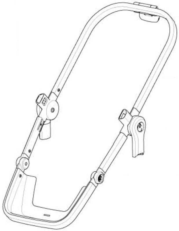 Каркас сидіння (Black) 54203 (Sleek) (TH 54203)