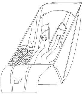 Сидіння (Majolice Blue) 54540 (Urban Glide 2) (TH 54540)