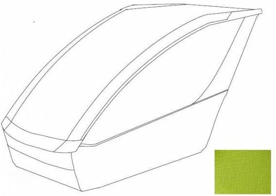Кузов Sport 2 (Chartreuse) 30191038 (Chariot Sport 2) (TH 30191038)
