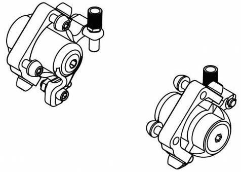 Супорта гальм (к-т) 40105136 (Chariot Sport) (TH 40105136)