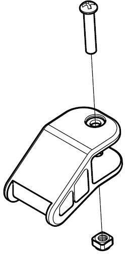 Натягувач сидіння 40105314 (Chariot Cross 2, Chariot Sport 2, Chariot Lite 2) (TH 40105314)