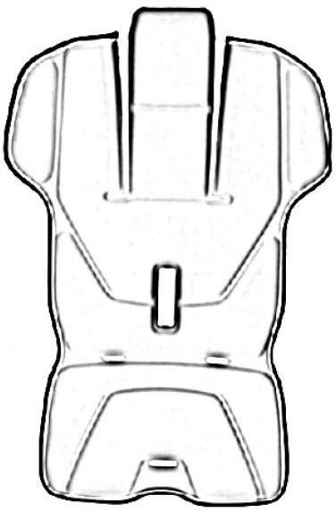 Подушка сидіння одинарна (Chartreuse) 40105343 (Chariot Sport 1) (TH 40105343)