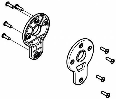 Кришка ступиці (4 отвори) 40105370 (Chariot Cab 2, Chariot Cross, Chariot Lite 2) (TH 40105370)