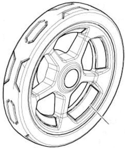 Колесо задні 40108004 (Spring) (TH 40108004)