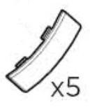 Відбивачі заднього колеса (5 шт) 40108005 (Spring) (TH 40108005)