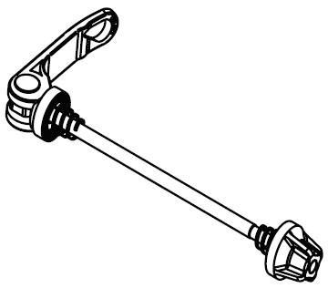 Швидкознімна вісь переднього колеса 50103088 (Glide 2) (TH 50103088)