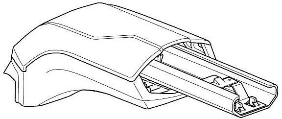 Опора у зборі ліва 54743 (Raised Rail Edge) (TH 54743)