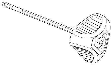 Ключ динамометричний (2 Нм) 54741 (Raised Rail Edge) (TH 54741)
