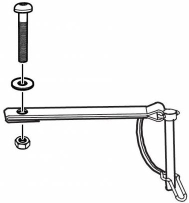 Ремінь з шплінтом 40105248 (Coaster XT) (TH 40105248)