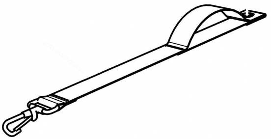 Ремінь кріплення велосипеда 40105239 (TH 40105239)