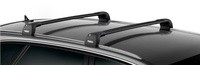 Багажник на інтегровані рейлінги Thule Wingbar Edge Black для Jeep Compass (mkI) 2011-2016 (TH 9592B-3097)