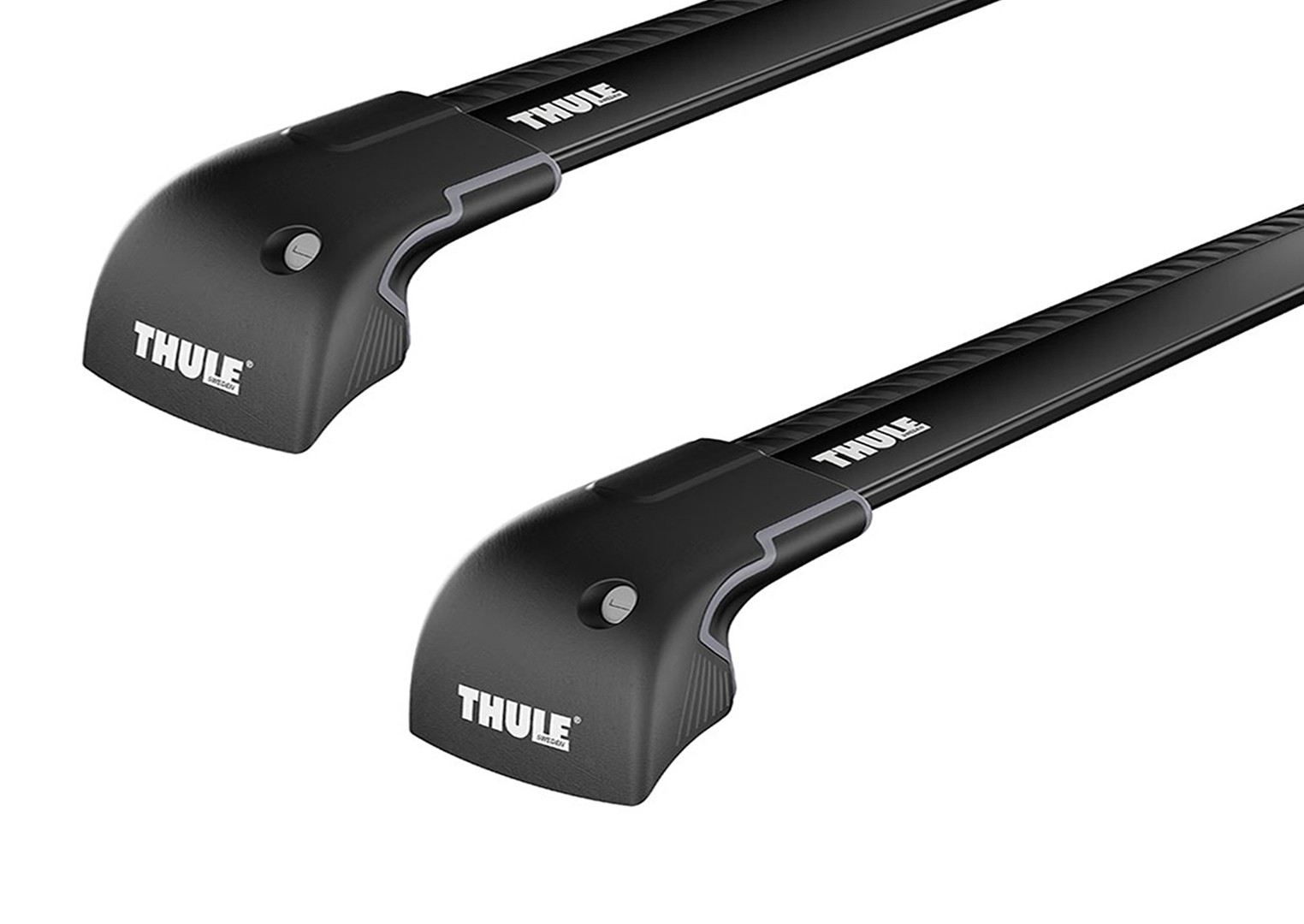 Багажник на інтегровані рейлінги Thule Wingbar Edge Black для Audi A6/S6/RS6 (mkV-mkVI) (C6; C7) (універсал) 2004-2018 (TH 9595B-4001)