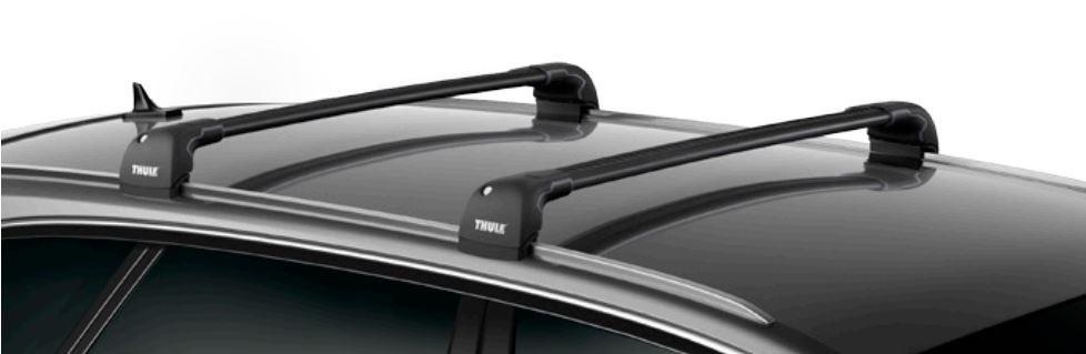 Багажник на інтегровані рейлінги Thule Wingbar Edge Black для Toyota Fortuner (mkII) 2016→ (TH 9592B-4071)