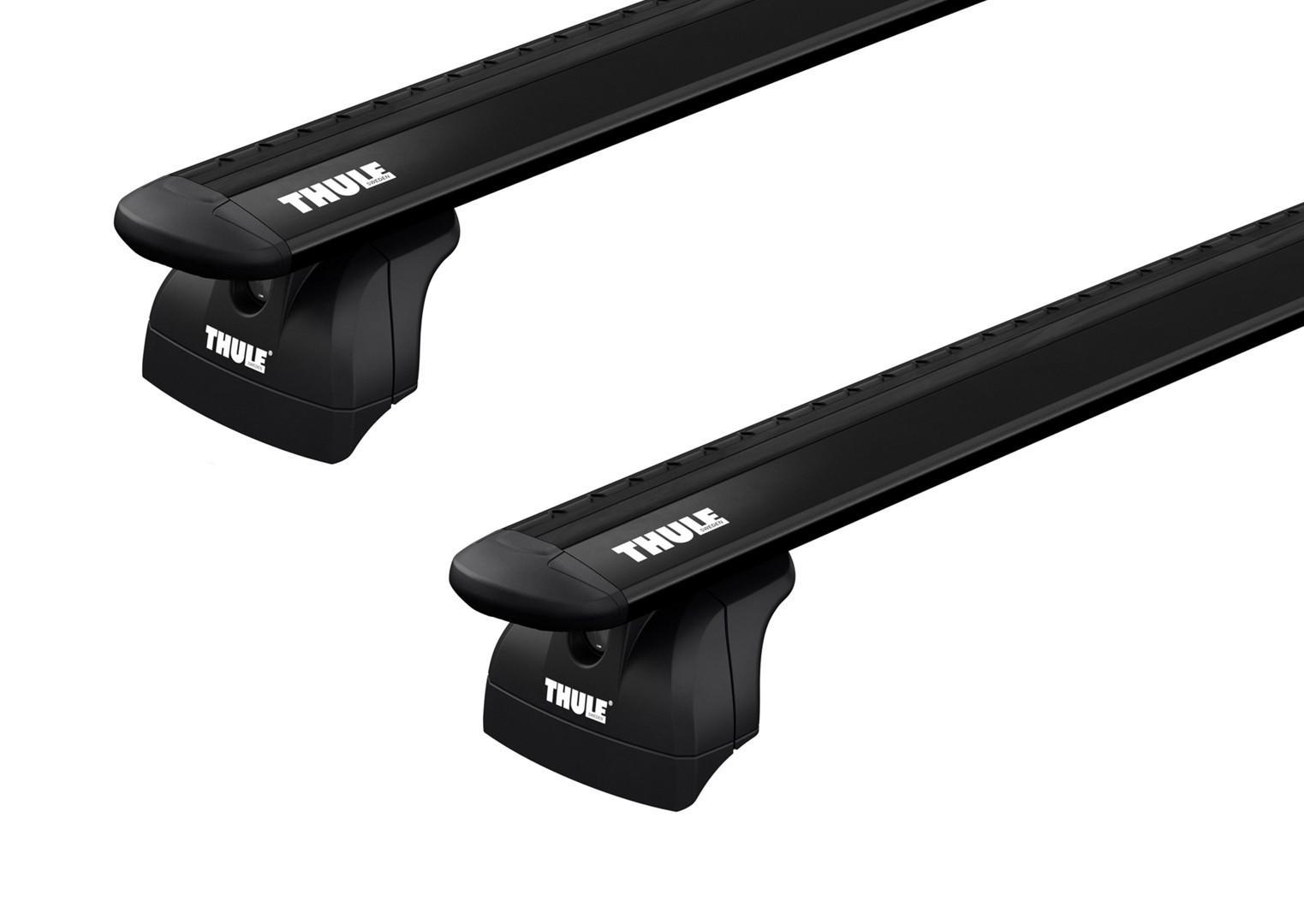Багажник на рейлінги Thule Wingbar Evo Rapid Black для Seat Arona (mkI) 2017→; Volkswagen Golf (mkVII) (універсал) 2012-2019 (TH 7111B-753-4097)