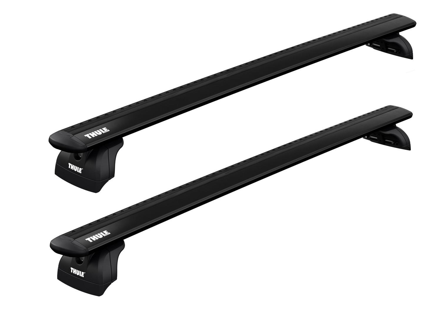 Багажник в штатні місця в рейлінге Thule Wingbar Evo Rapid Black для Suzuki Grand Vitara (mkIII) 2005-2017 (TH 7112B-753-3024)