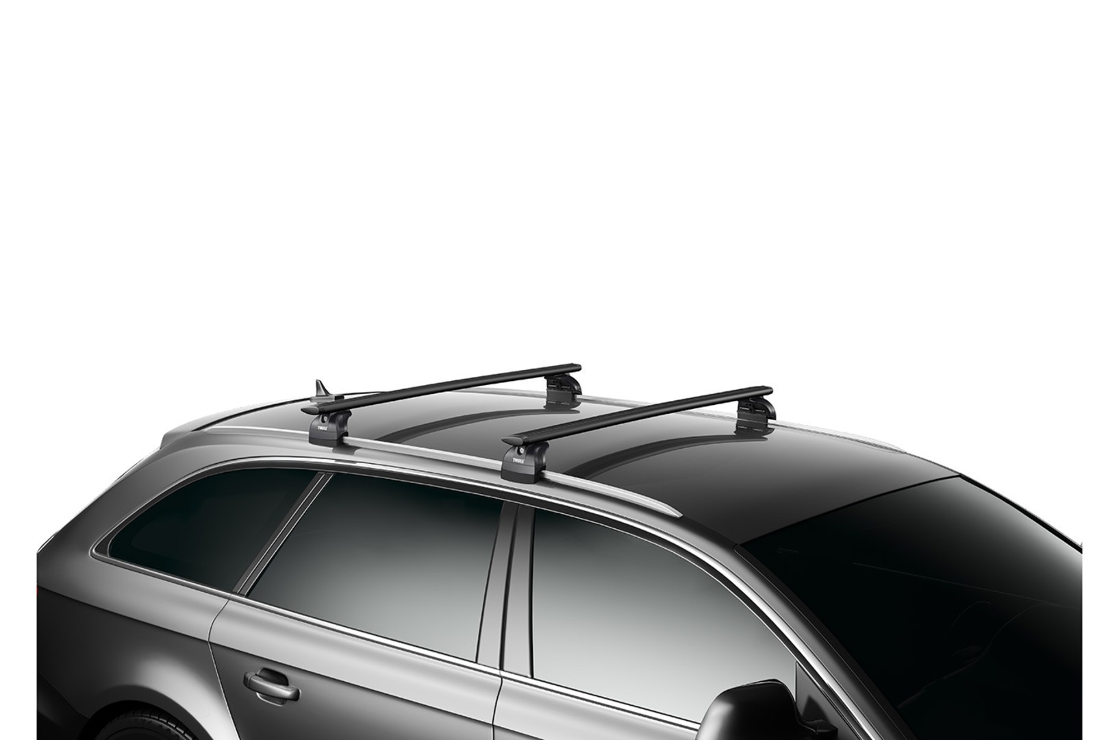 Багажник на інтегровані рейлінги Thule Wingbar Evo Rapid Black для Renault Koleos (mkII) 2016→ (TH 7112B-753-4079)