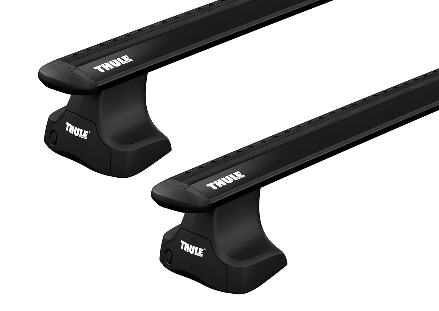Багажник на гладкий дах Thule Wingbar Evo Rapid Black для Nissan Sentra (mkVII) (B17) (седан) 2013-2019 (TH 7113B-754-1732)