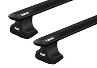 Багажник на гладкий дах Thule Wingbar Evo Rapid Black для Nissan Sentra (mkVII) (B17) (седан) 2013-2019 (TH 7113B-754-1732)