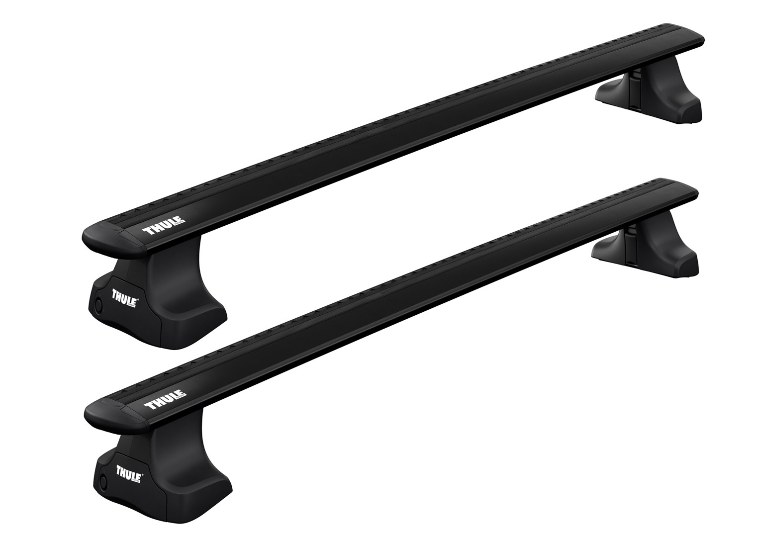 Багажник на гладкий дах Thule Wingbar Evo Rapid Black для Nissan Sentra (mkVII) (B17) (седан) 2013-2019 (TH 7113B-754-1732)