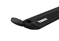 Багажник на водостоки (28см) Thule Wingbar Evo Black для Land Rover Defender (mkI) 1983-2016 (TH 7115B-9531)