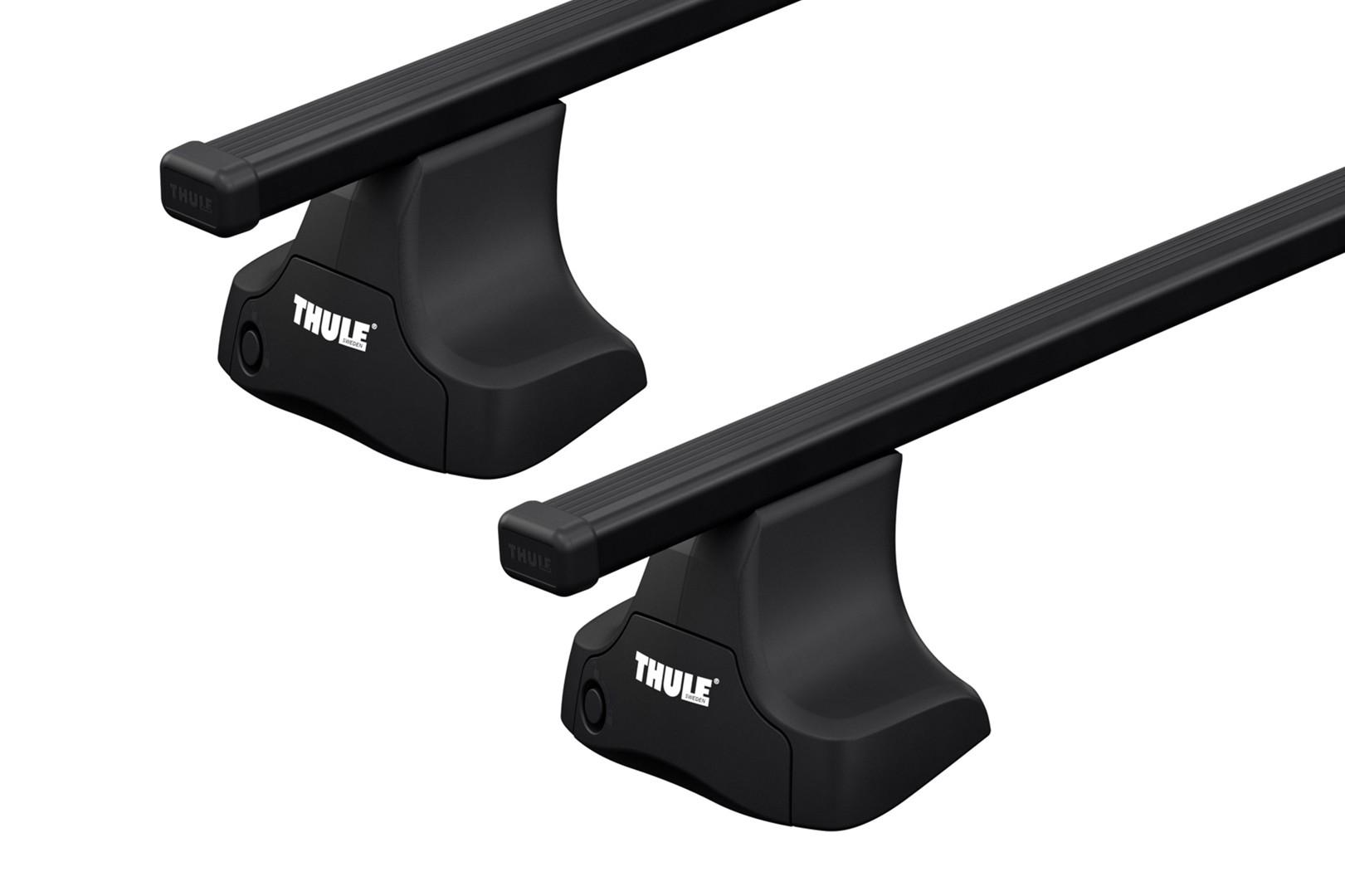 Багажник на гладкий дах Thule Squarebar Evo Rapid для Nissan Pathfinder (mkIII) (R51) 2005-2014 / Navara (mkII) (D40) 2004-2020; Suzuki Equator (mkI) 2005-2012 (TH 7124-754-1430)