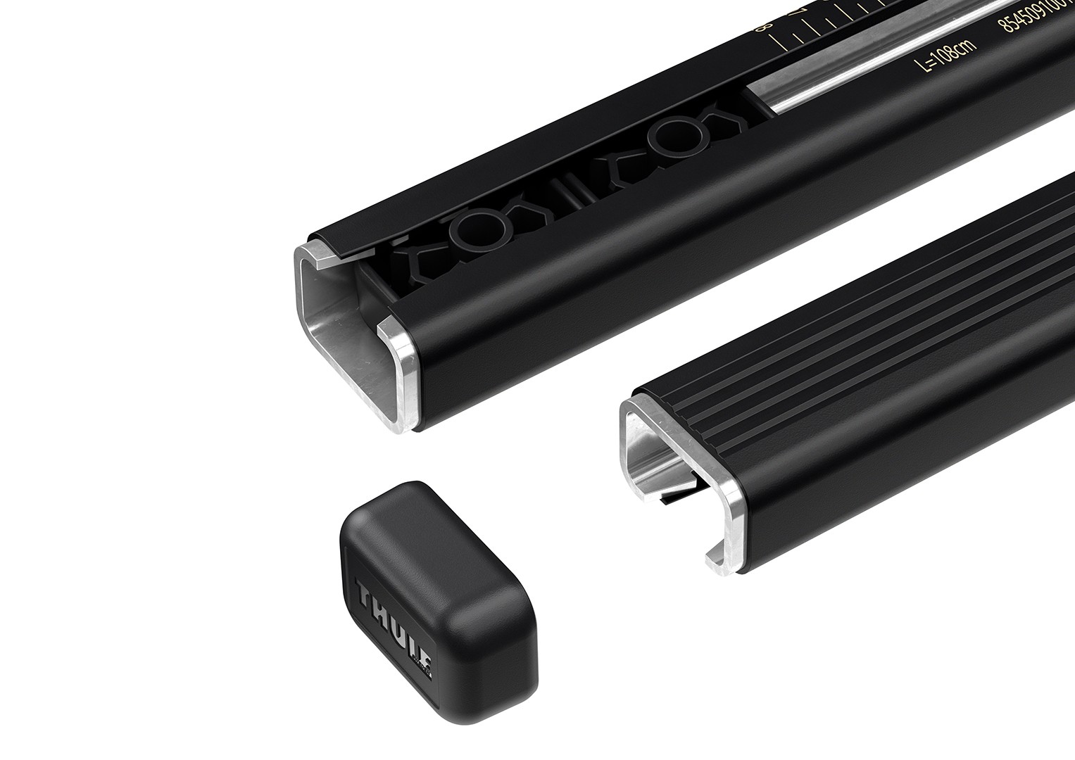 Багажник в штатні місця Thule Squarebar Evo Rapid для Ford Explorer (mkV) 2016-2019 (TH 7124-753-3151)