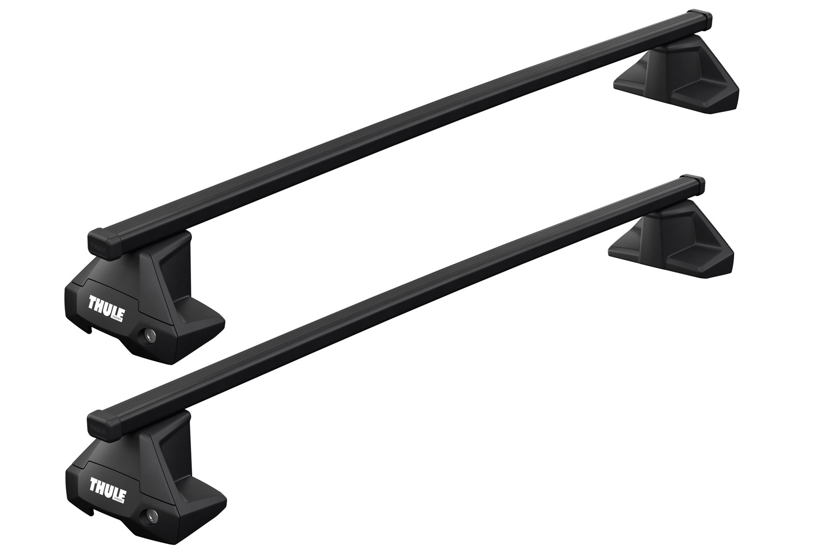 Багажник на гладкий дах Thule Squarebar Evo для Skoda Octavia (mkII) (ліфтбек) 2004-2013 (TH 7123-7105-5095)