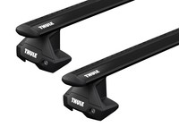 Багажник на гладкий дах Thule Wingbar Evo Black для Nissan Micra (mkIV) (K13) 2010-2016 (TH 7111B-7105-5169)