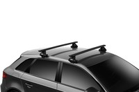 Багажник на гладкий дах Thule Wingbar Evo Black для Nissan Micra (mkIV) (K13) 2010-2016 (TH 7111B-7105-5169)