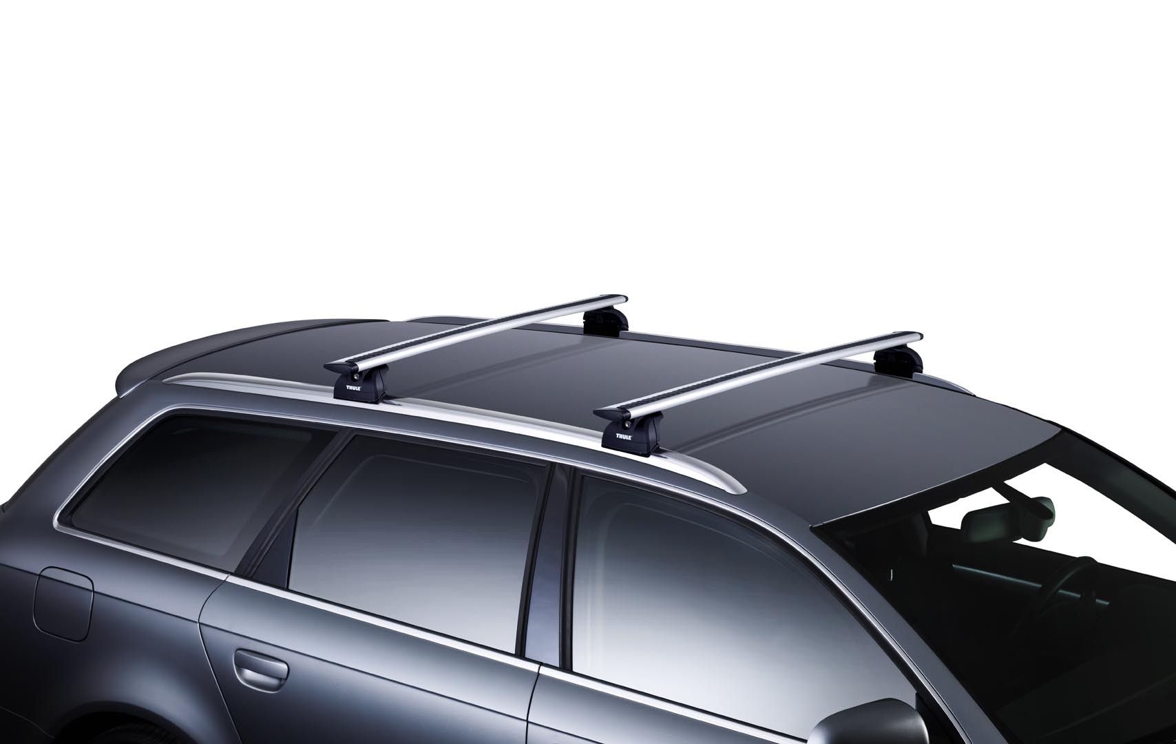 Багажник на інтегровані рейлінги Thule Wingbar Evo Rapid Silver для Peugeot 508 (mkII) (універсал) 2018→ (TH 7113-753-4108)