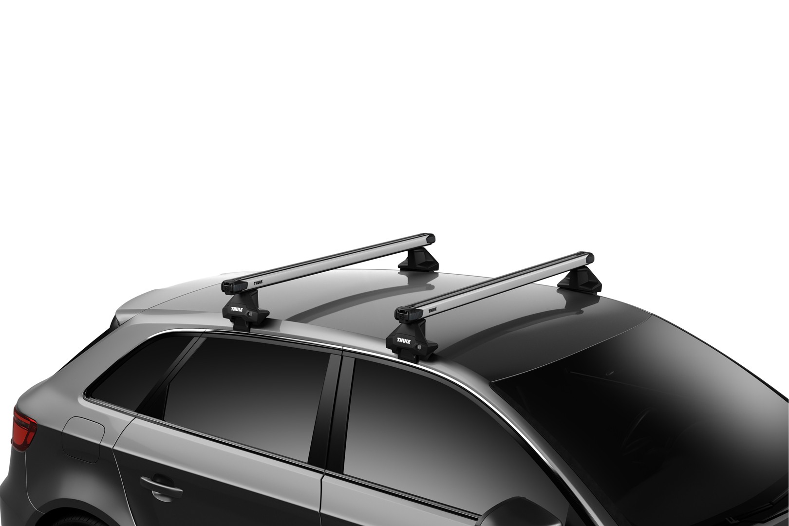 Багажник на гладкий дах Thule Slidebar Evo для Kia Cerato (mkIV) (ліфтбек) 2018→ (TH 892-7105-5221)