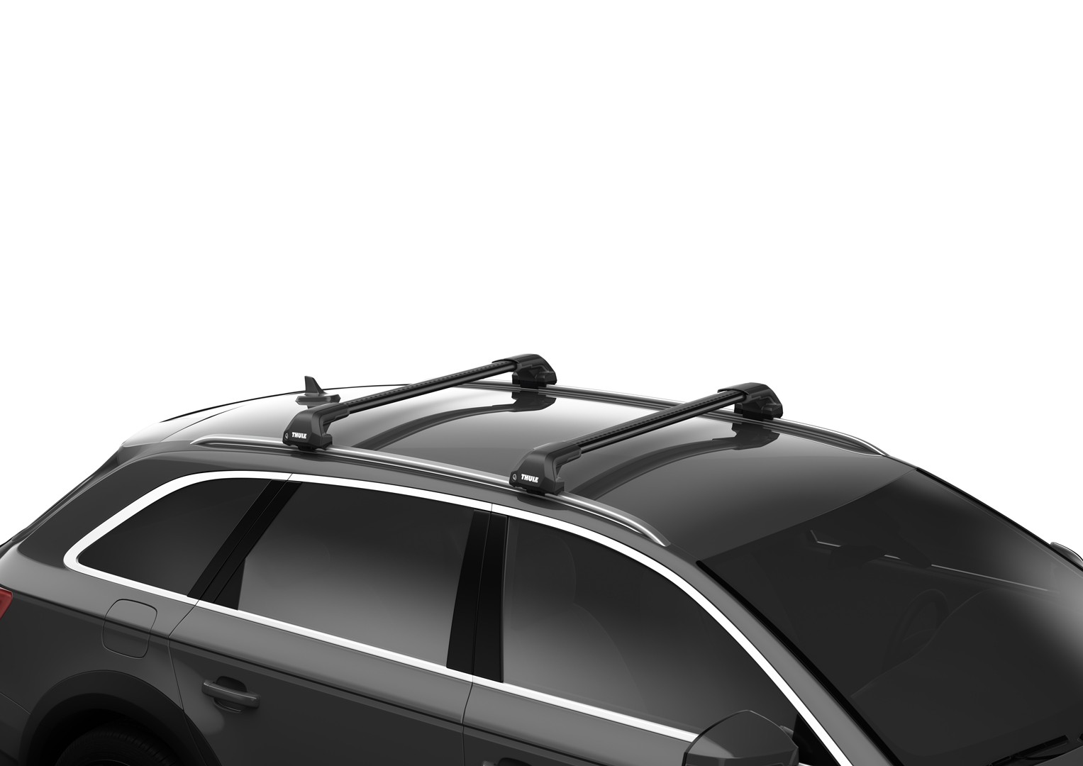 Багажник на інтегровані рейлінги Thule Edge Wingbar Black для Toyota Rush (mkIII) 2017→; Perodua Aruz (mkI) 2018→ (TH 7213B-7213B-7206-6048)
