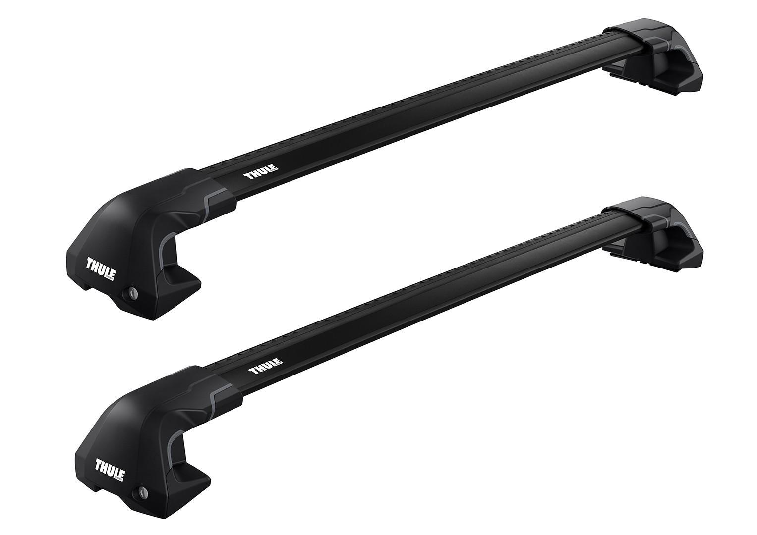 Багажник на гладкий дах Thule Wingbar Edge Black для Audi e-tron (mkI) (Sportback) 2019→ (TH 7215B-7215B-7205-6046)