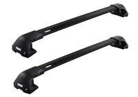 Багажник на гладкий дах Thule Wingbar Edge Black для Audi e-tron (mkI) (Sportback) 2019→ (TH 7215B-7215B-7205-6046)