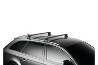 Багажник на інтегровані рейлінги Thule Wingbar Evo Black для Lincoln Aviator (mkII) 2019→ (TH 7114B-7106-6066)