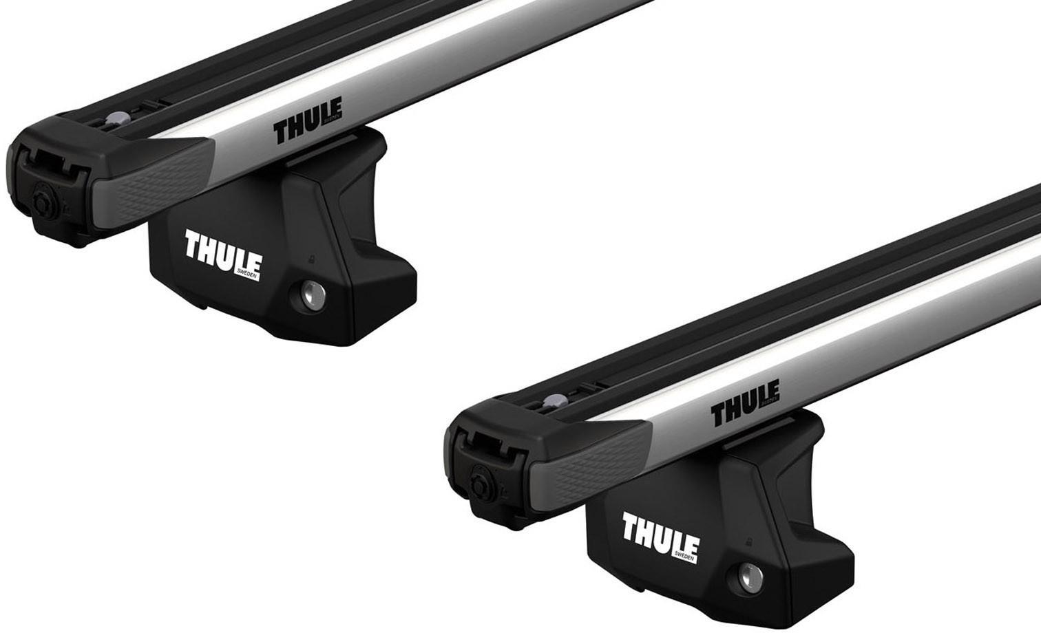 Багажник в штатні місця в рейлінге Thule Slidebar Evo для Toyota Highlander (mkIII) 2013-2020 (TH 892-7107-7013)