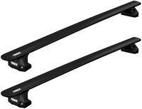 Багажник в штатні місця в рейлінге Thule Wingbar Evo Black для Peugeot 5008 (mkI) 2009-2016 (TH 7114B-7107-7045)